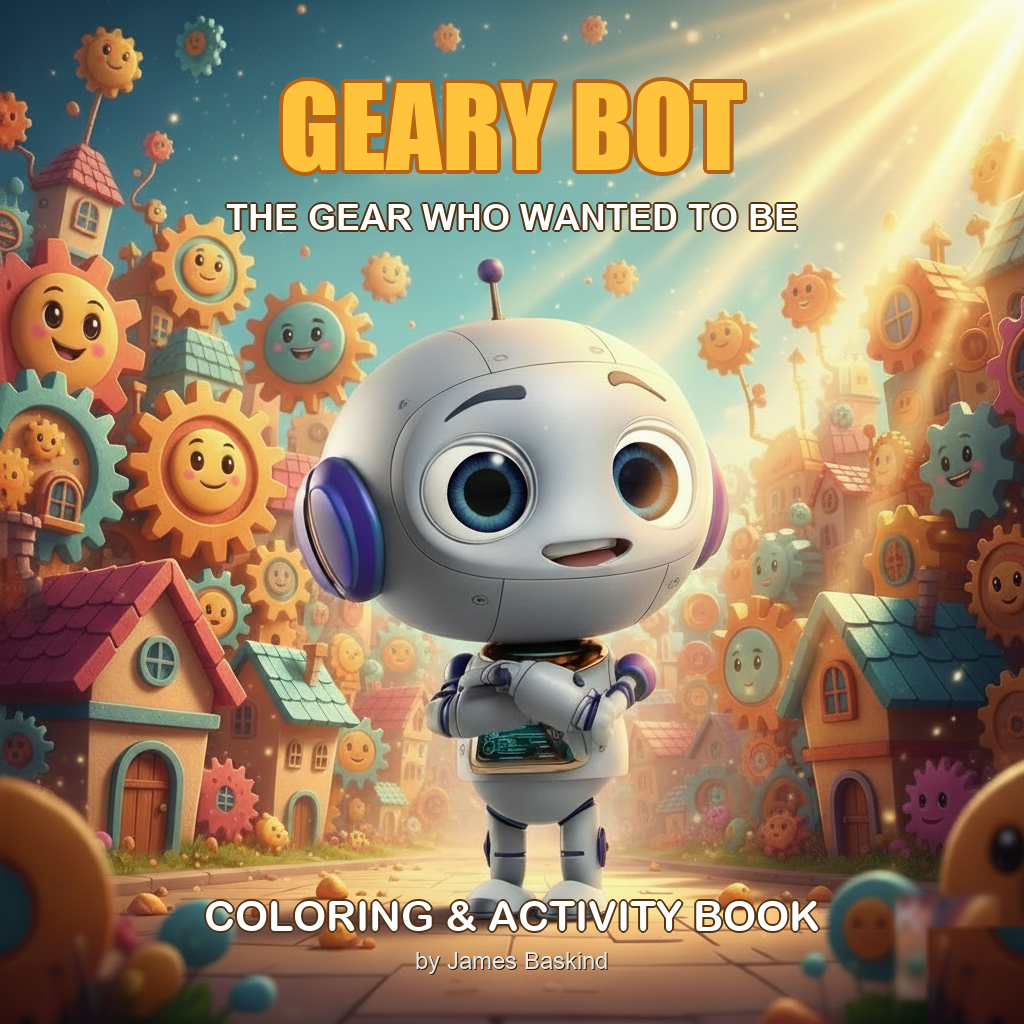 Geary Bot Coloring & Activity Book cover