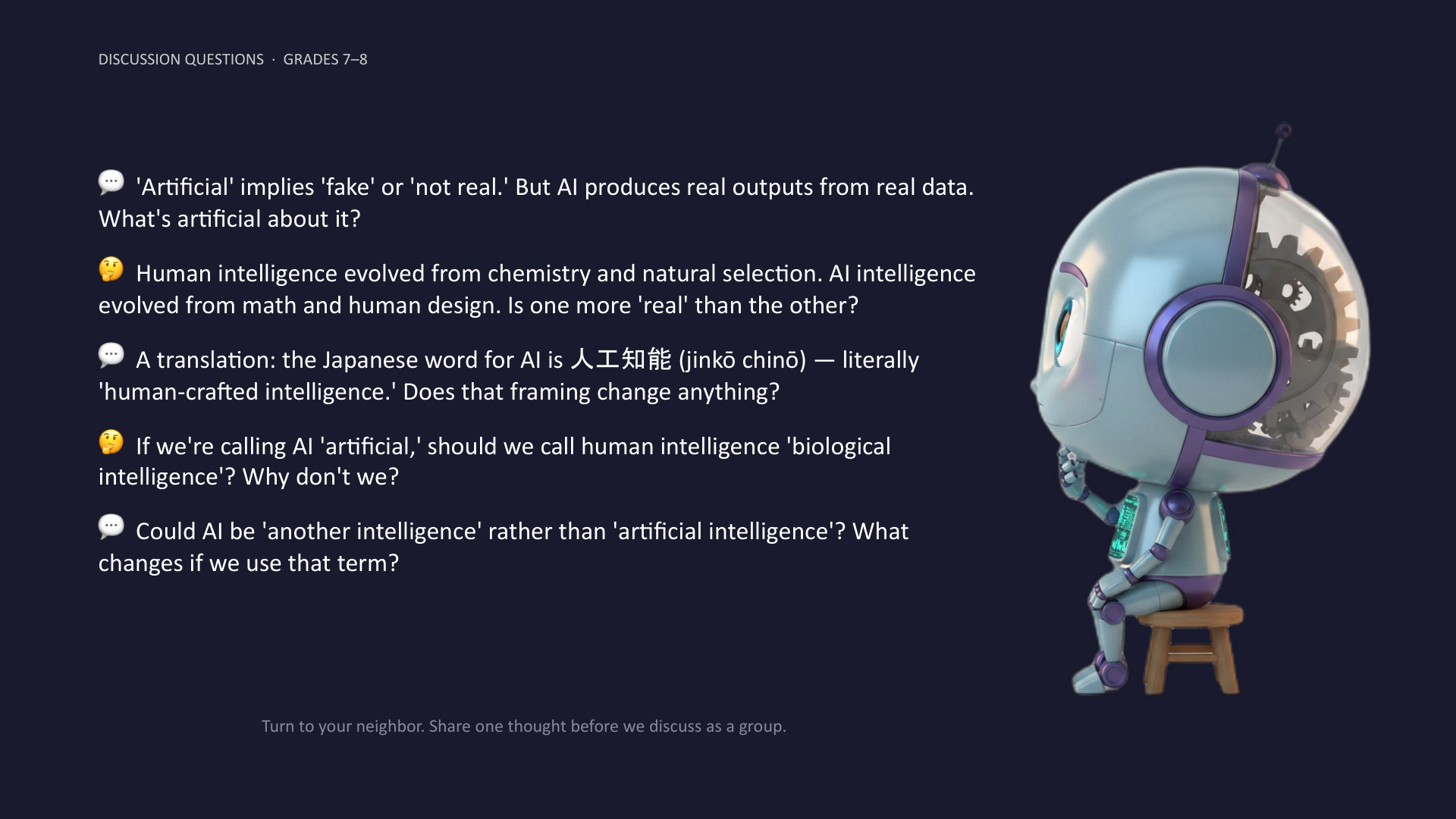 Grades 7-8 multilingual AI terms