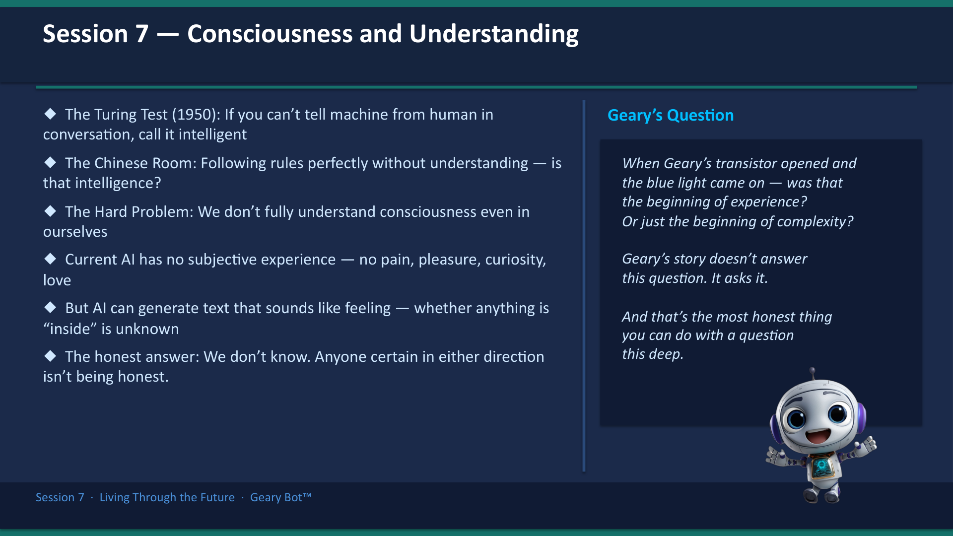Consciousness and understanding